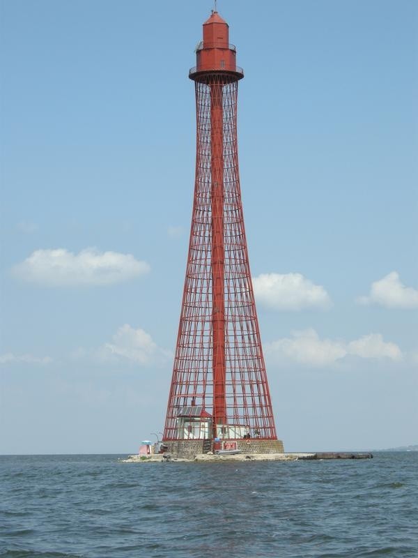 Photo:  Lighthouse in the estuary of Dnjepr, build 1911